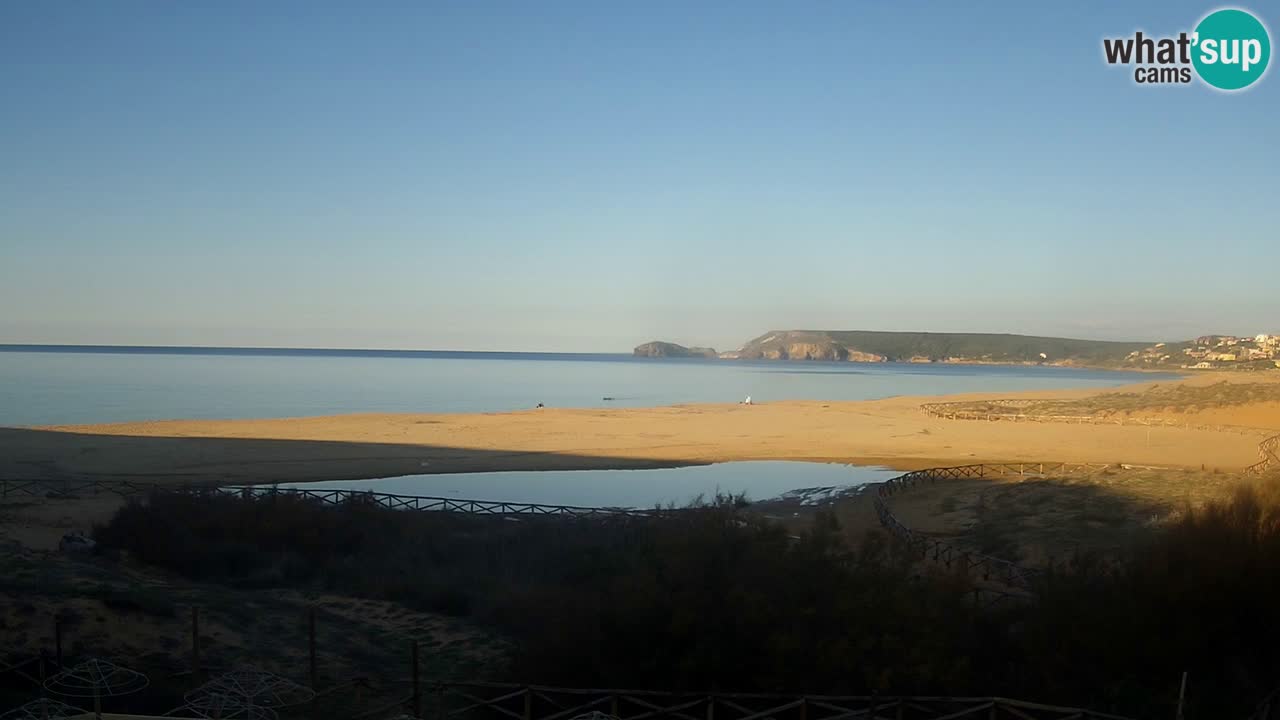 Webcam Torre dei Corsari – Vue en direct sur la plage depuis Punta Usai