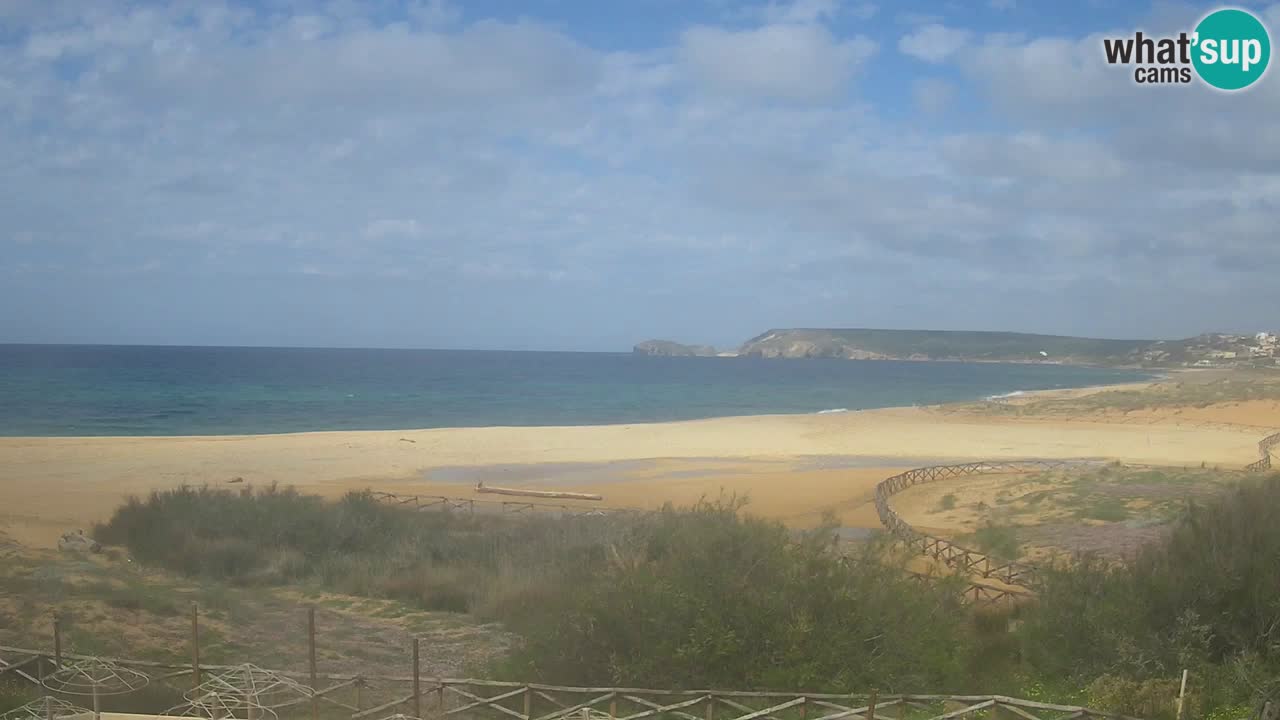 Webcam Torre dei Corsari – Liveblick auf den Strand von Punta Usai