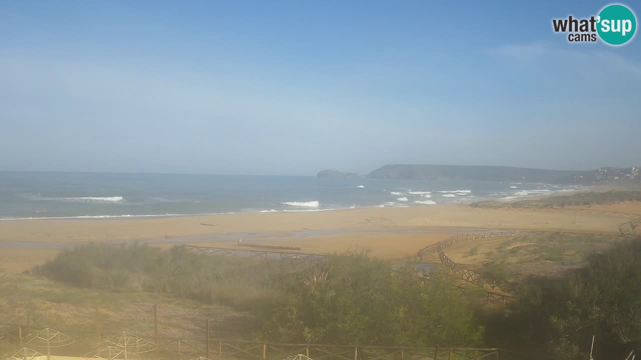 Webcam Torre dei Corsari – Vue en direct sur la plage depuis Punta Usai