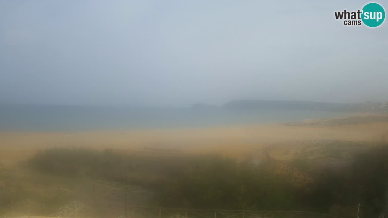 Cámara web Torre dei Corsari – Vista en directo de la playa desde Punta Usai