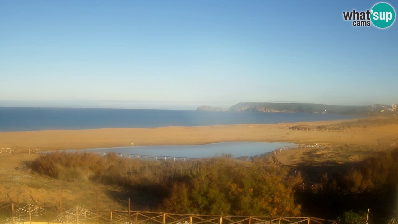 Webcam Torre dei Corsari – Liveblick auf den Strand von Punta Usai