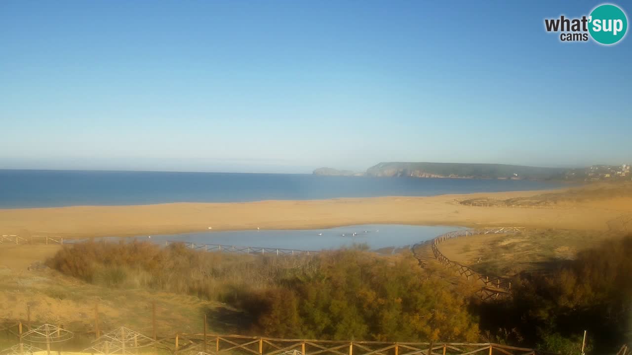 Webcam Torre dei Corsari – Liveblick auf den Strand von Punta Usai