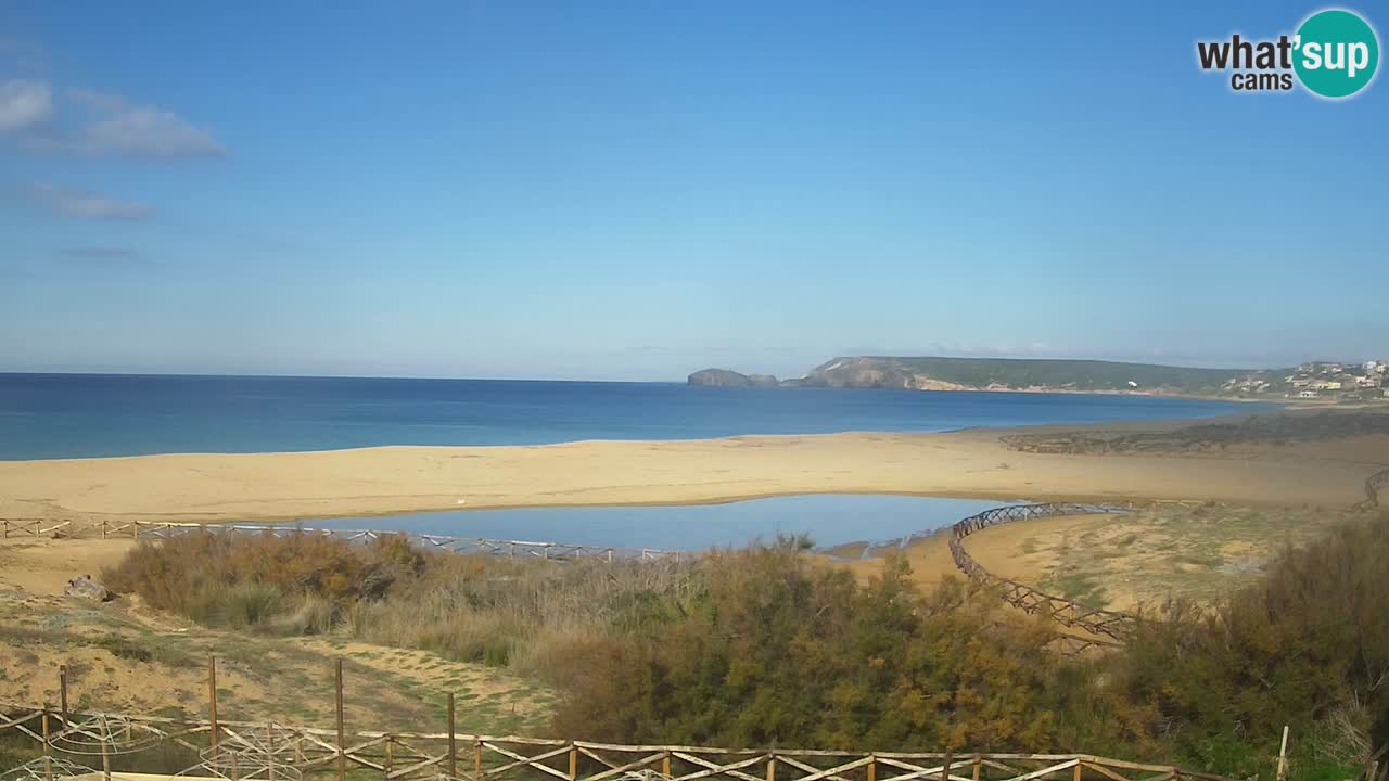 Cámara web Torre dei Corsari – Vista en directo de la playa desde Punta Usai