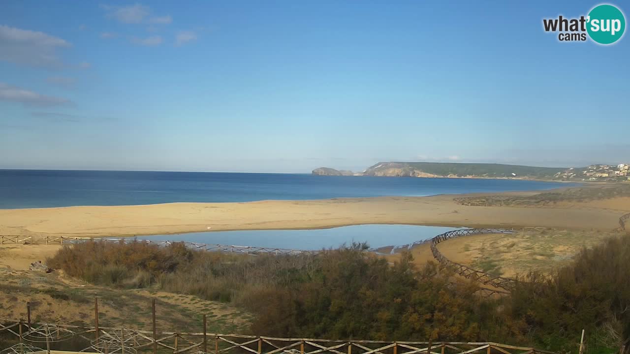 Cámara web Torre dei Corsari – Vista en directo de la playa desde Punta Usai