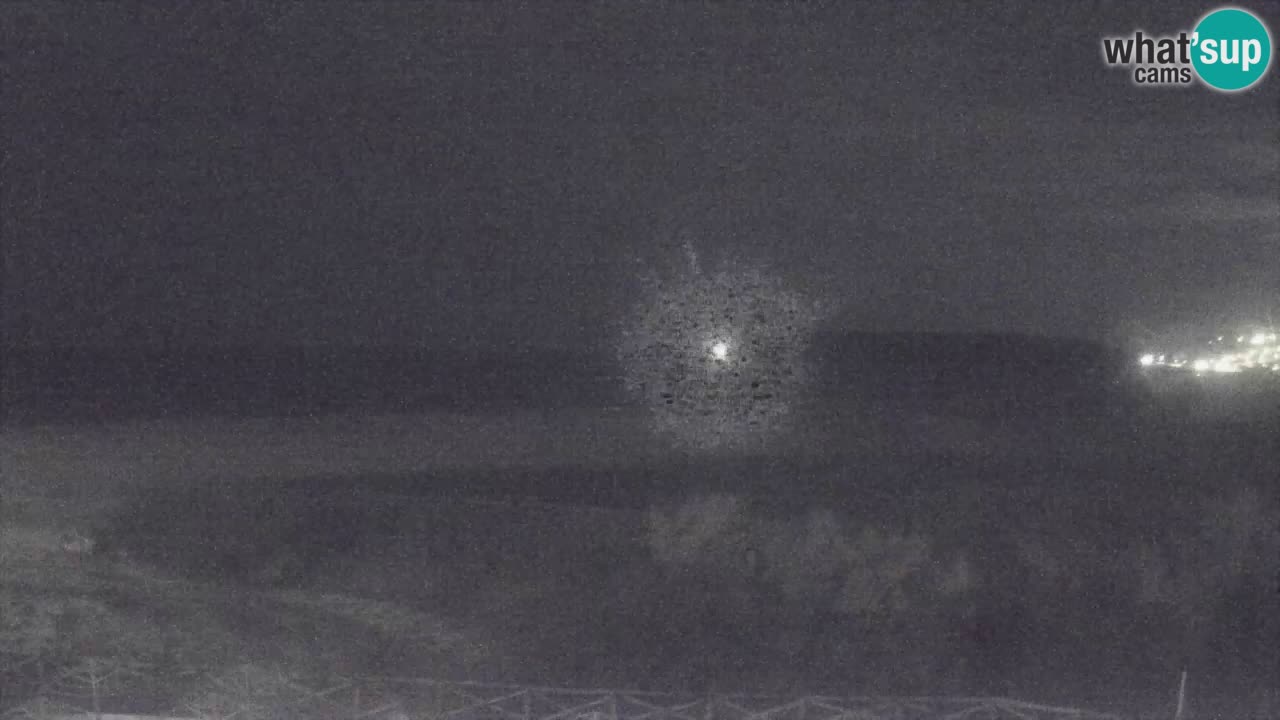 Cámara web Torre dei Corsari – Vista en directo de la playa desde Punta Usai