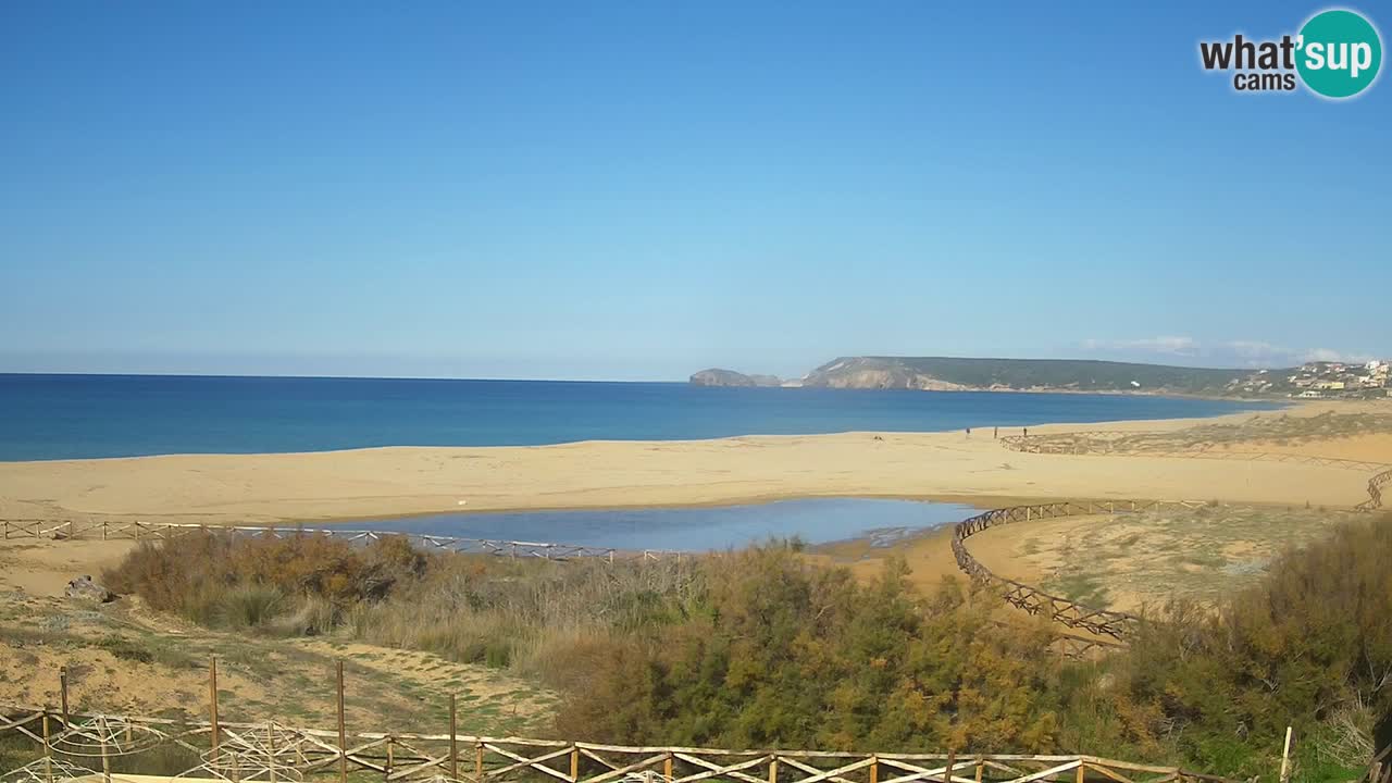 Cámara web Torre dei Corsari – Vista en directo de la playa desde Punta Usai