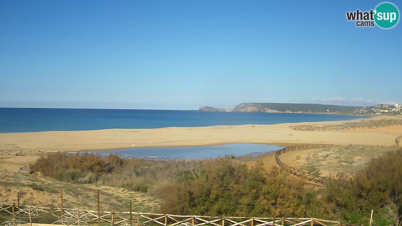 Cámara web Torre dei Corsari – Vista en directo de la playa desde Punta Usai