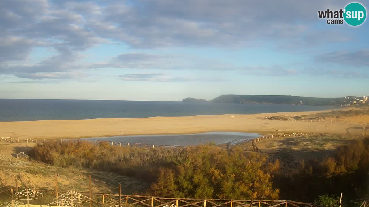 Cámara web Torre dei Corsari – Vista en directo de la playa desde Punta Usai