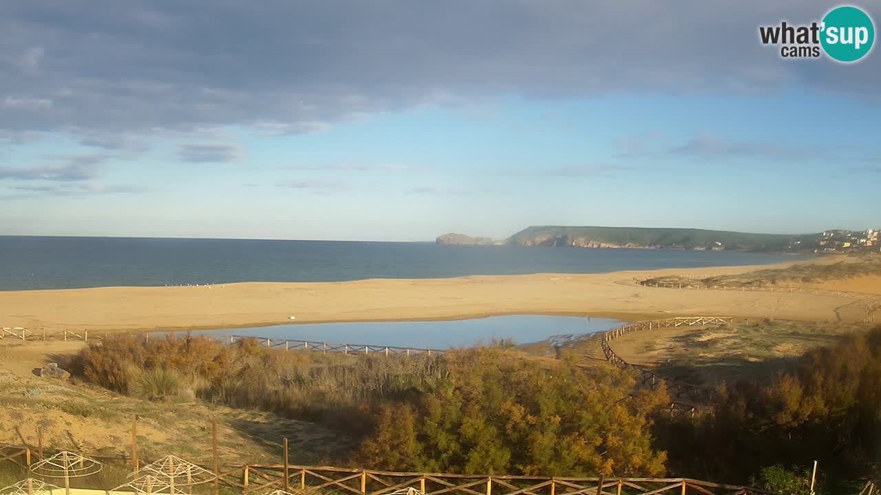 Cámara web Torre dei Corsari – Vista en directo de la playa desde Punta Usai