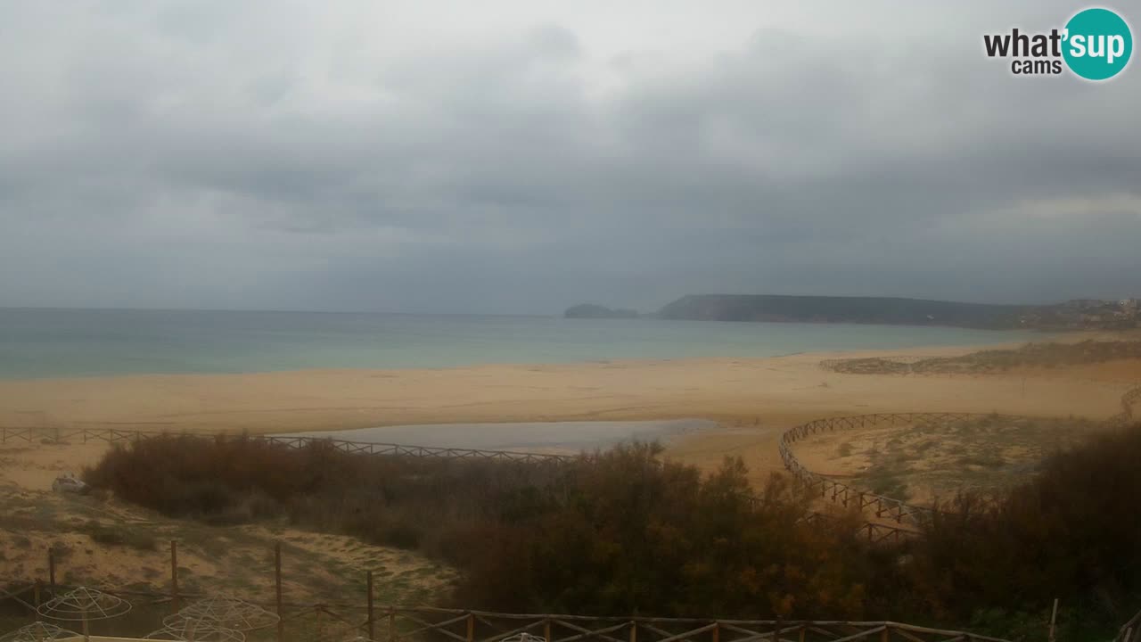 Webcam Torre dei Corsari – Vista live sulla spiaggia da Punta Usai