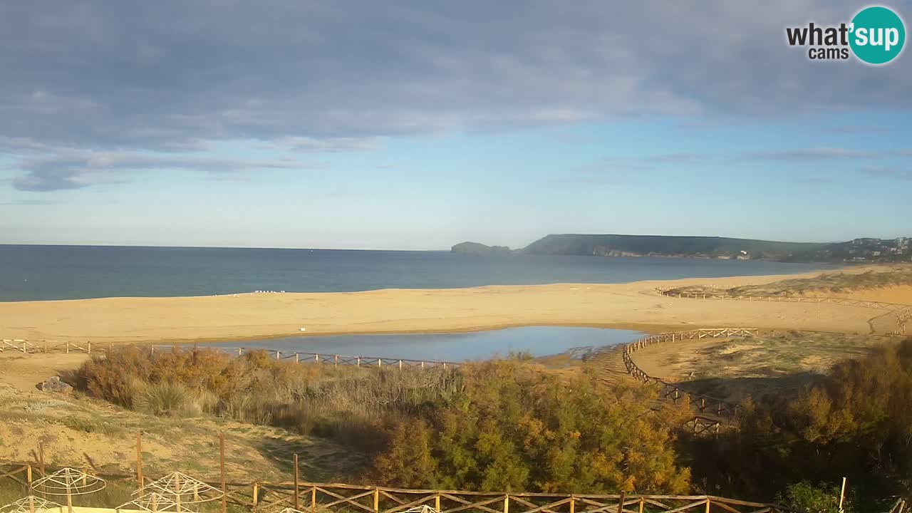 Webcam Torre dei Corsari – Vista live sulla spiaggia da Punta Usai