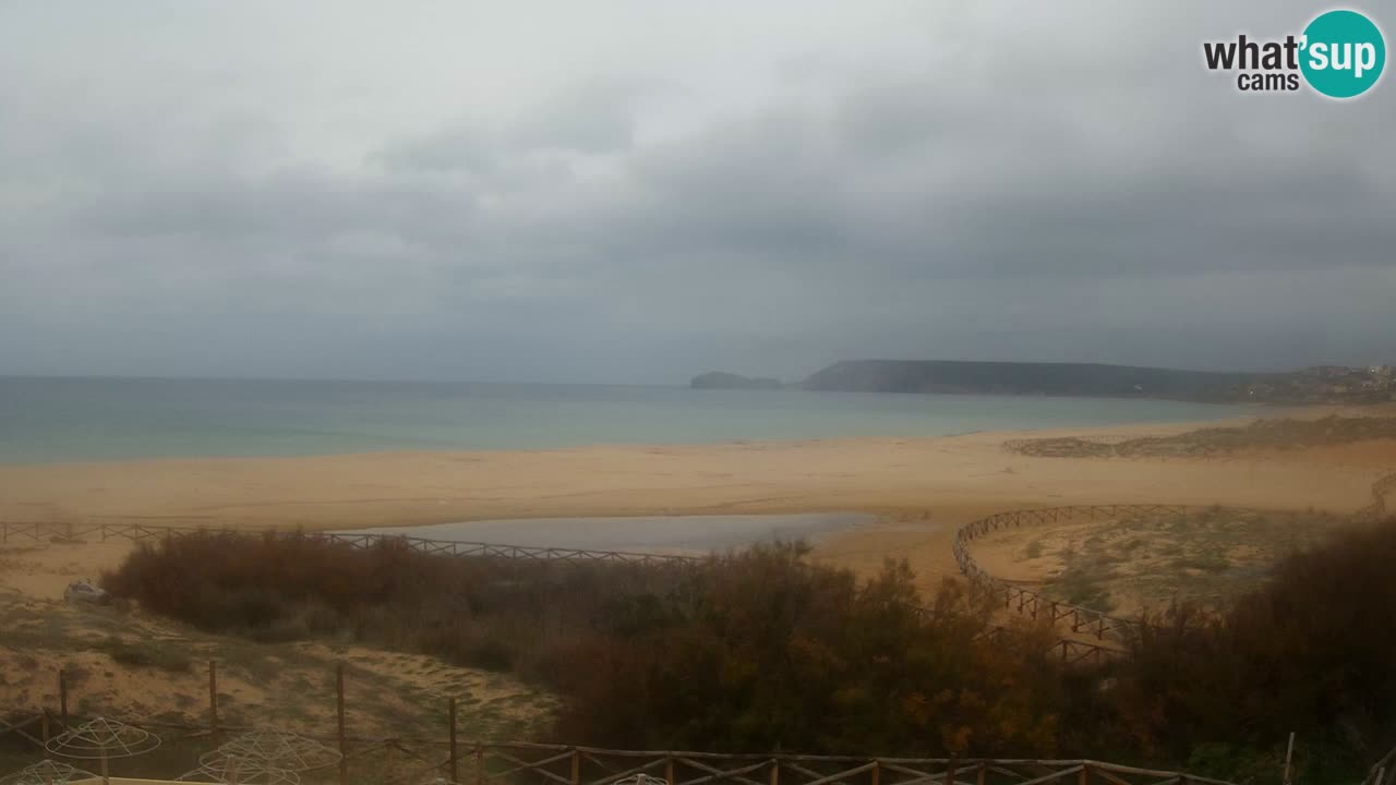 Cámara web Torre dei Corsari – Vista en directo de la playa desde Punta Usai