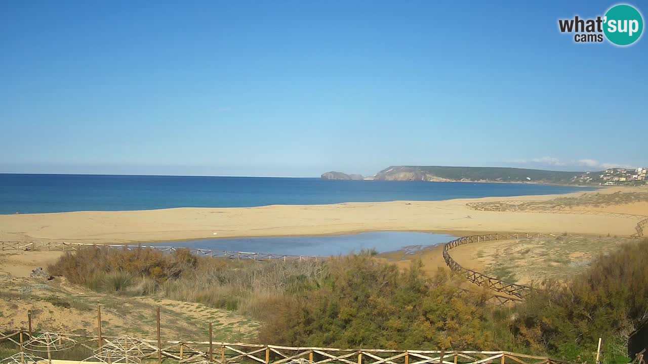 Webcam Torre dei Corsari – Vista live sulla spiaggia da Punta Usai
