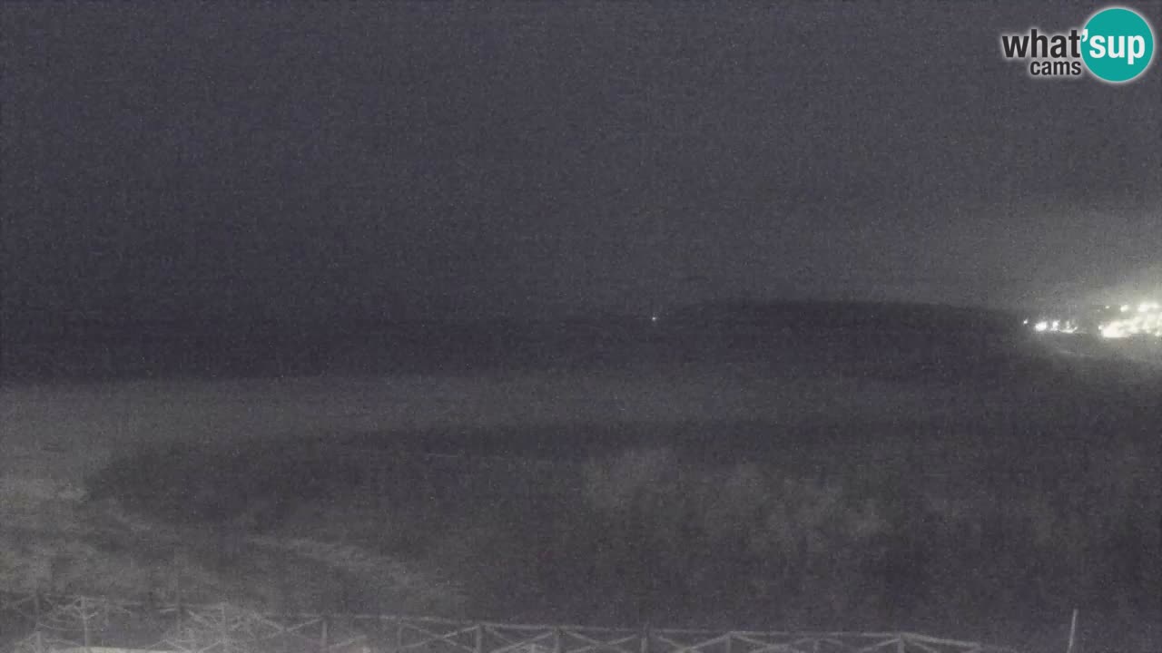 Webcam Torre dei Corsari – Vista live sulla spiaggia da Punta Usai