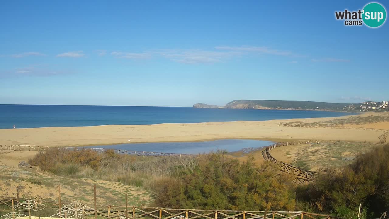 Webcam Torre dei Corsari – Vista live sulla spiaggia da Punta Usai