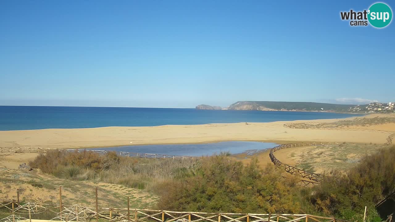 Webcam Torre dei Corsari – Vista live sulla spiaggia da Punta Usai