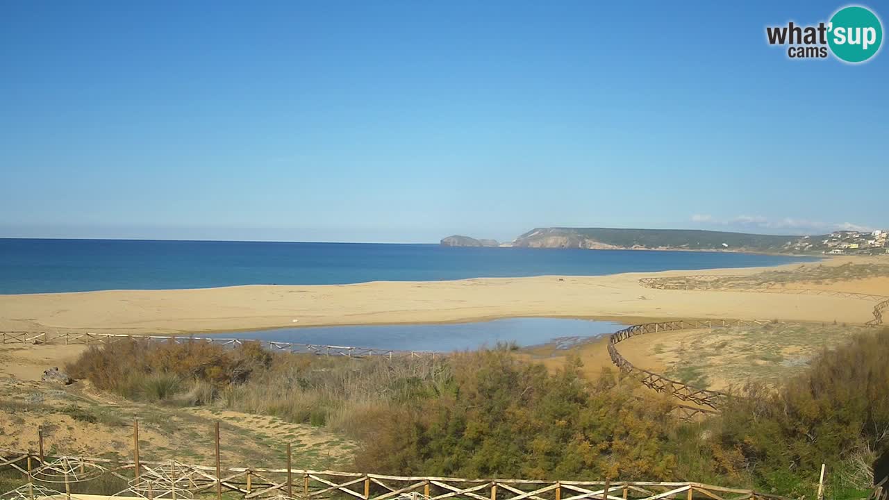 Cámara web Torre dei Corsari – Vista en directo de la playa desde Punta Usai