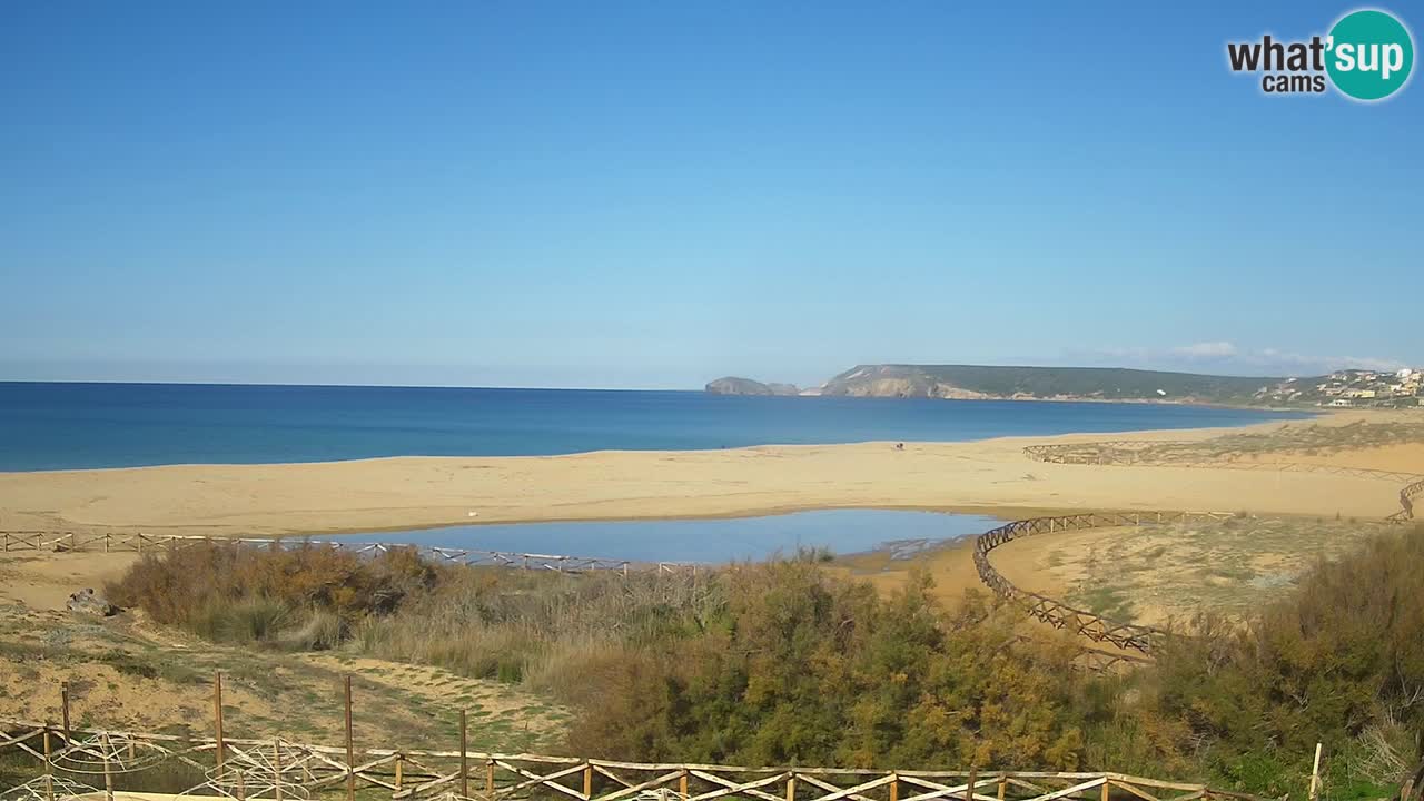 Web kamera Torre dei Corsari – Pogled uživo na plažu s Punta Usai