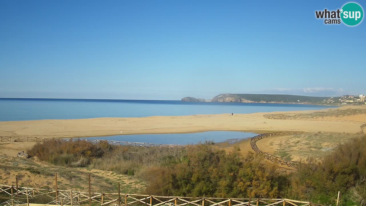 Cámara web Torre dei Corsari – Vista en directo de la playa desde Punta Usai