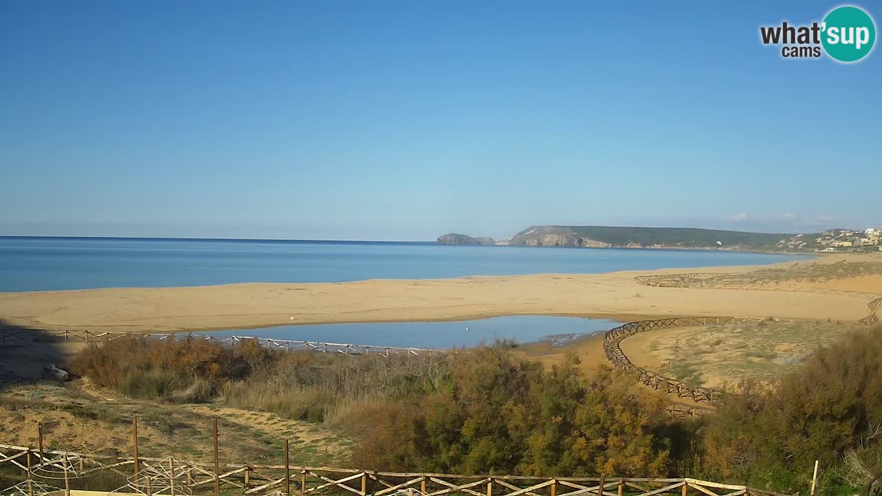 Webcam Torre dei Corsari – Liveblick auf den Strand von Punta Usai