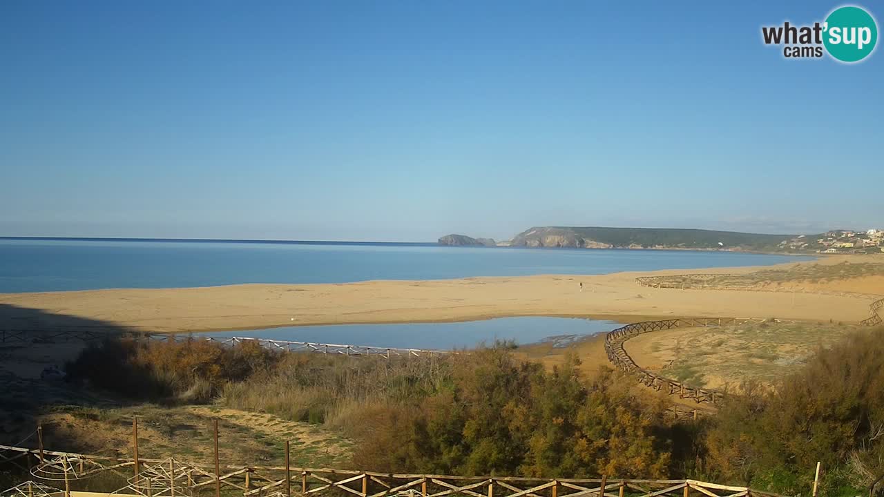 Webcam Torre dei Corsari – Vue en direct sur la plage depuis Punta Usai