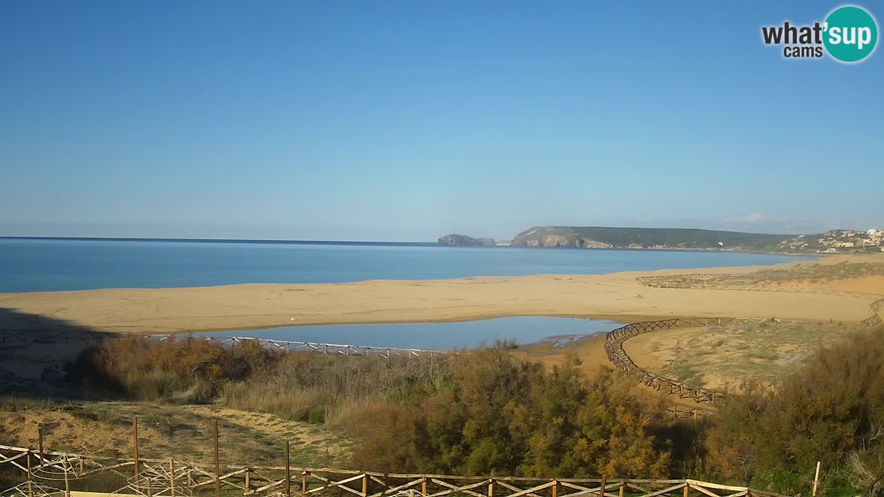 Webcam Torre dei Corsari – Vue en direct sur la plage depuis Punta Usai