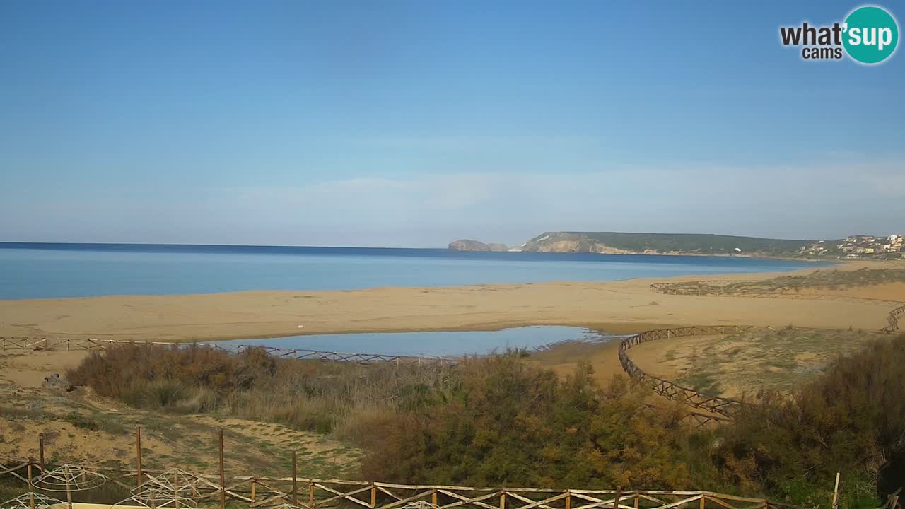 Webcam Torre dei Corsari – Vue en direct sur la plage depuis Punta Usai