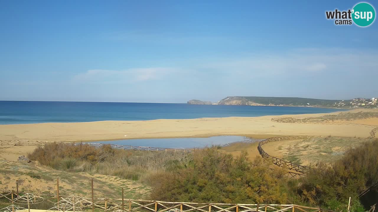 Webcam Torre dei Corsari – Vue en direct sur la plage depuis Punta Usai