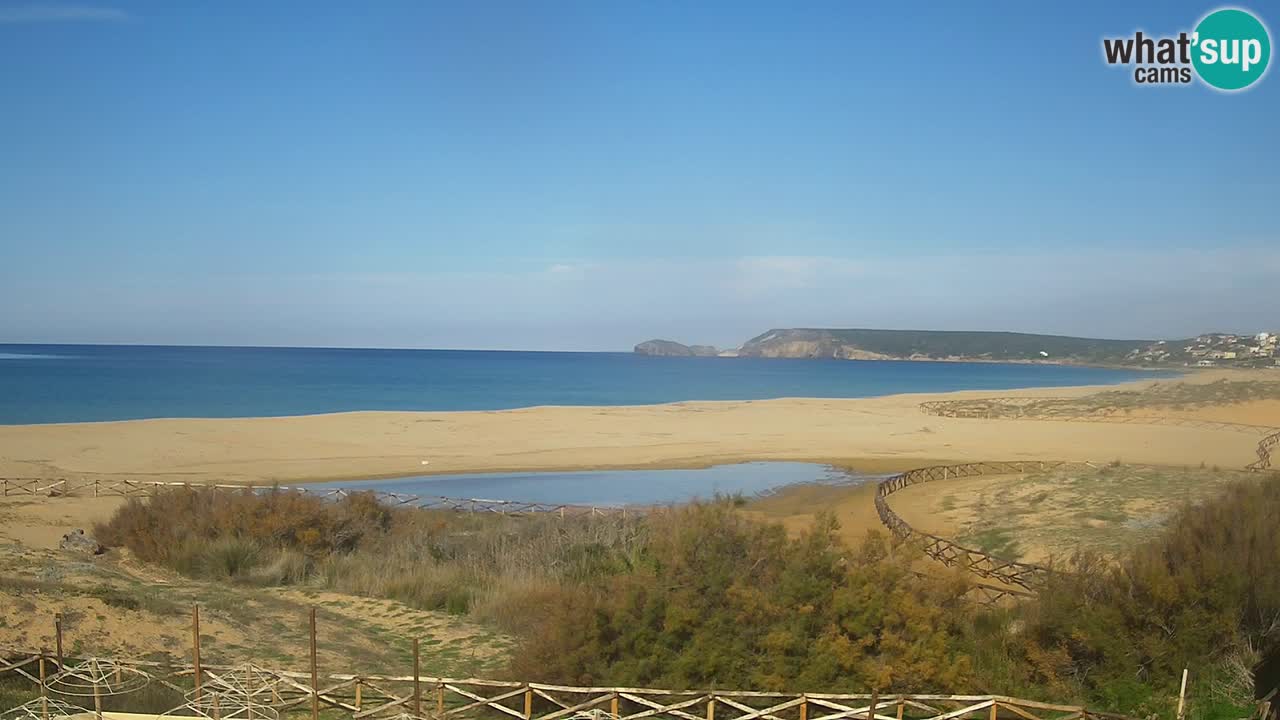 Webcam Torre dei Corsari – Liveblick auf den Strand von Punta Usai