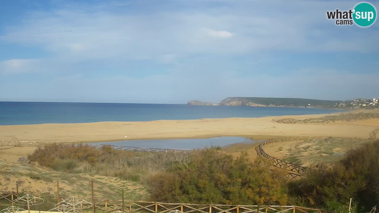 Cámara web Torre dei Corsari – Vista en directo de la playa desde Punta Usai