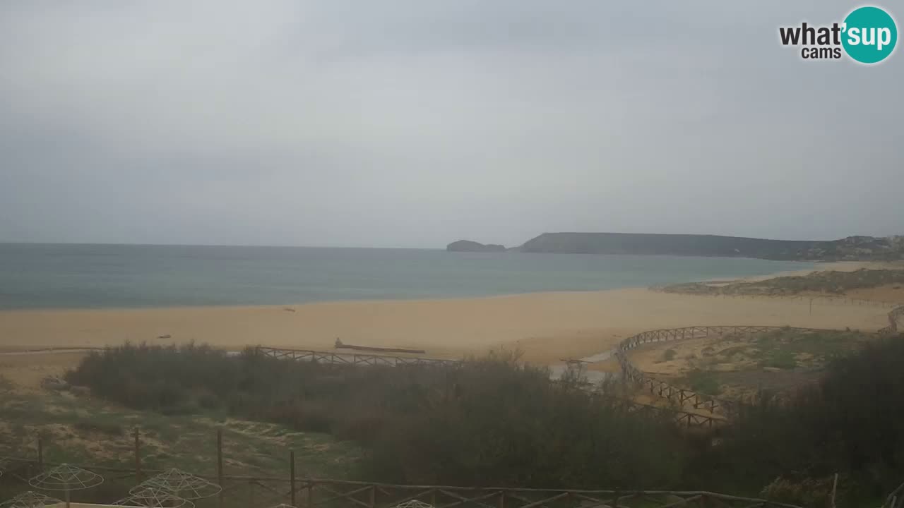 Webcam Torre dei Corsari – Vista live sulla spiaggia da Punta Usai