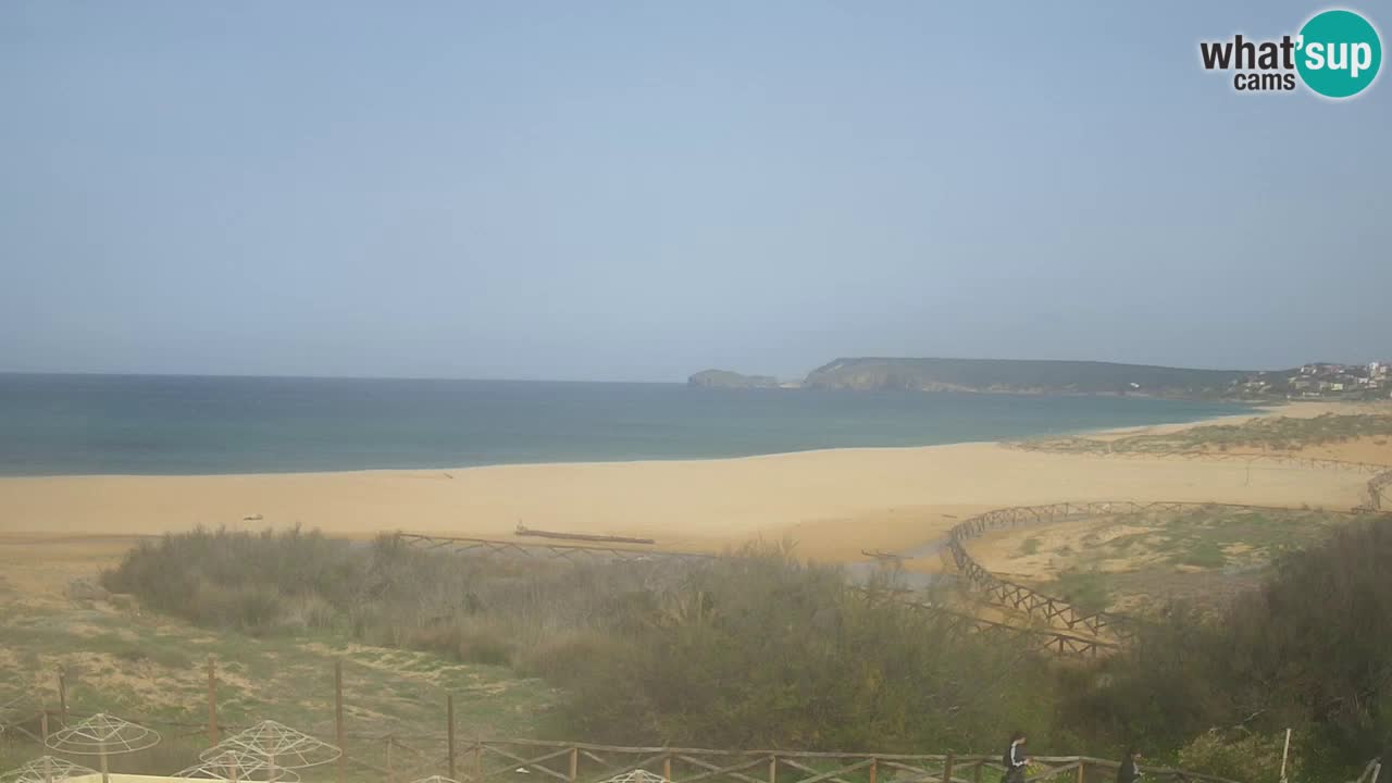 Web kamera Torre dei Corsari – Pogled uživo na plažu s Punta Usai