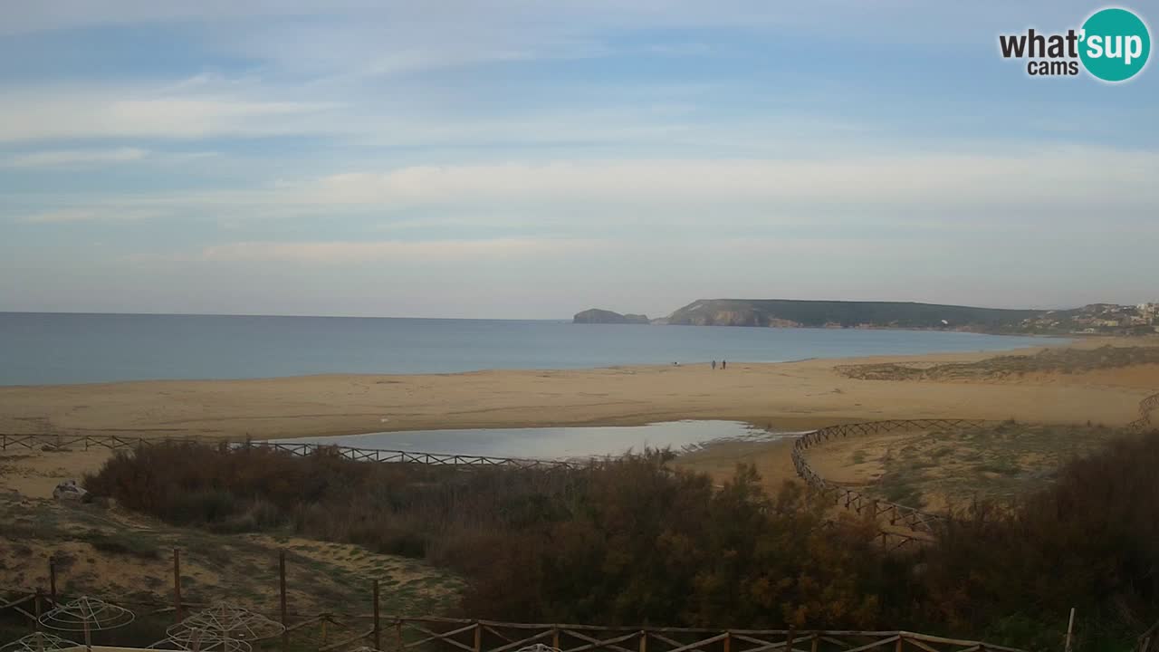 Web kamera Torre dei Corsari – Pogled uživo na plažu s Punta Usai