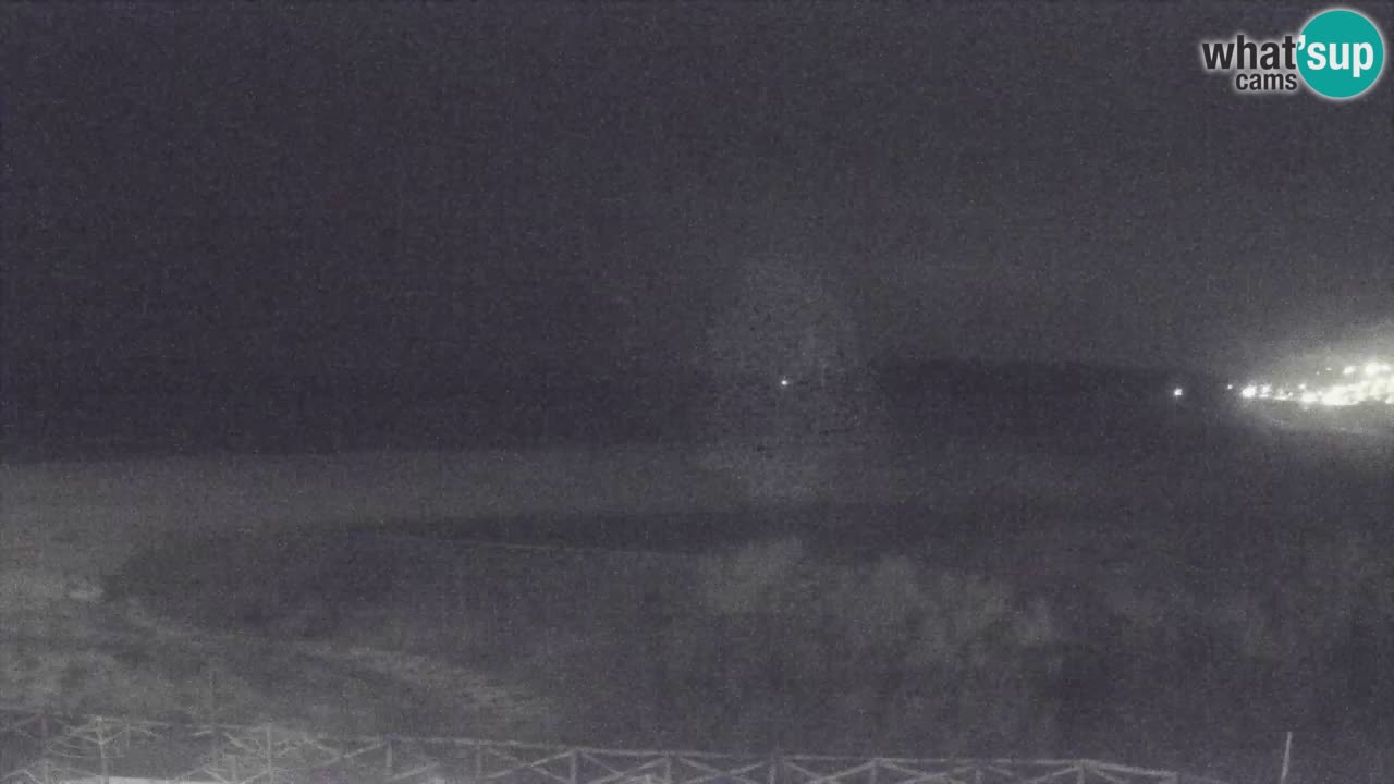 Webcam Torre dei Corsari – Vista live sulla spiaggia da Punta Usai