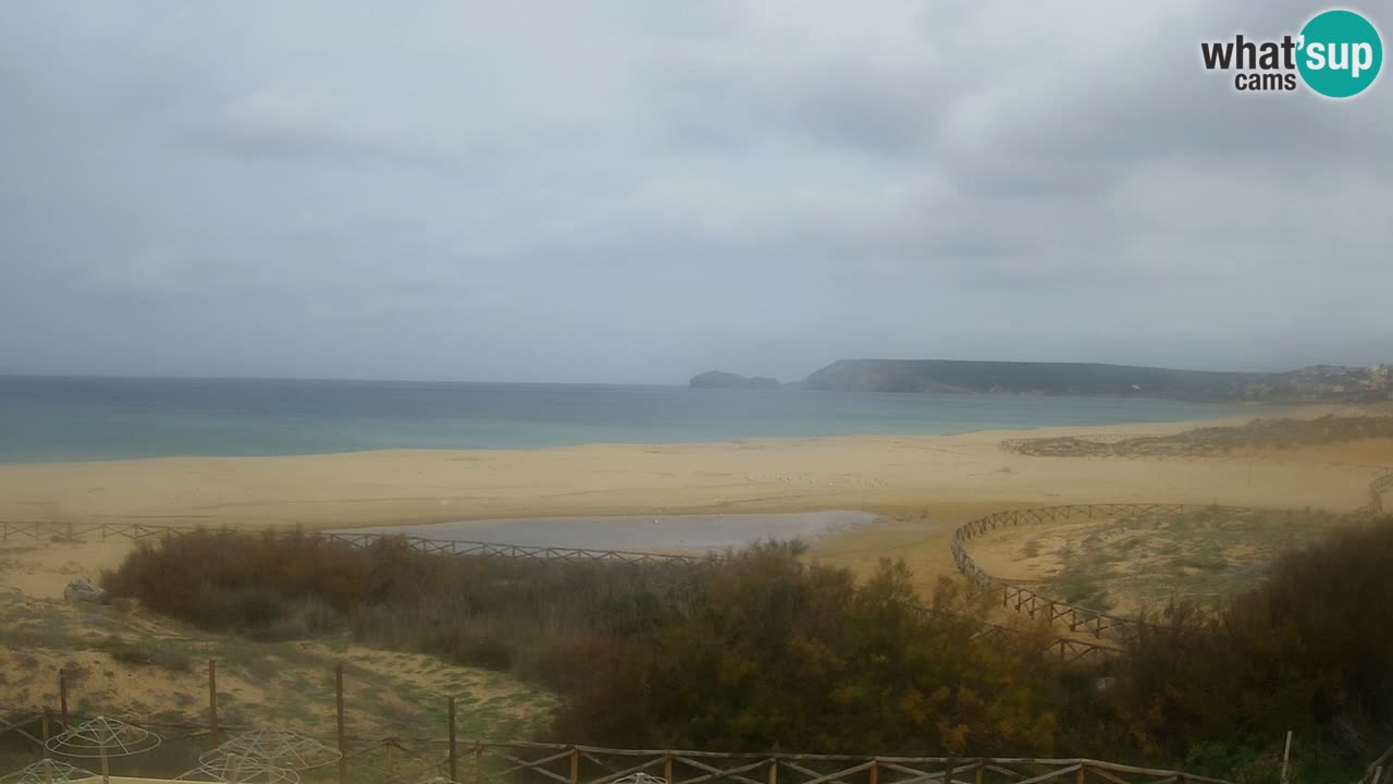 Cámara web Torre dei Corsari – Vista en directo de la playa desde Punta Usai