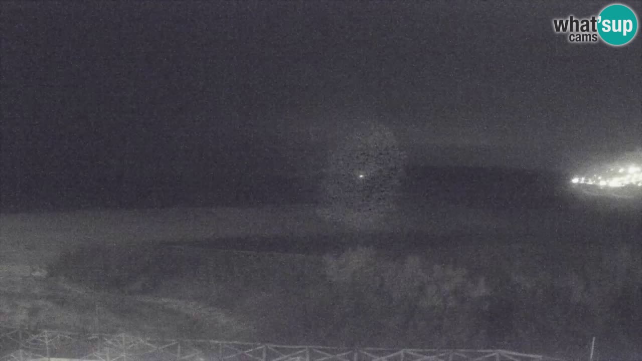 Webcam Torre dei Corsari – Vista live sulla spiaggia da Punta Usai