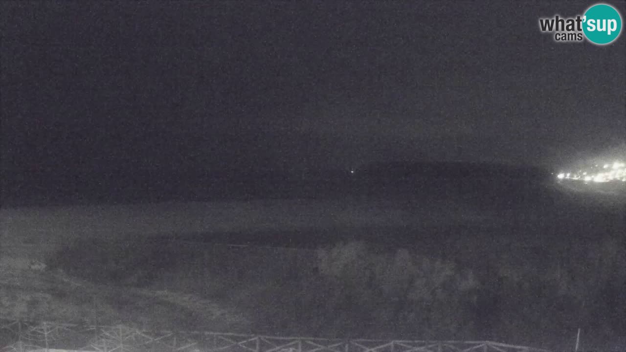 Webcam Torre dei Corsari – Vista live sulla spiaggia da Punta Usai