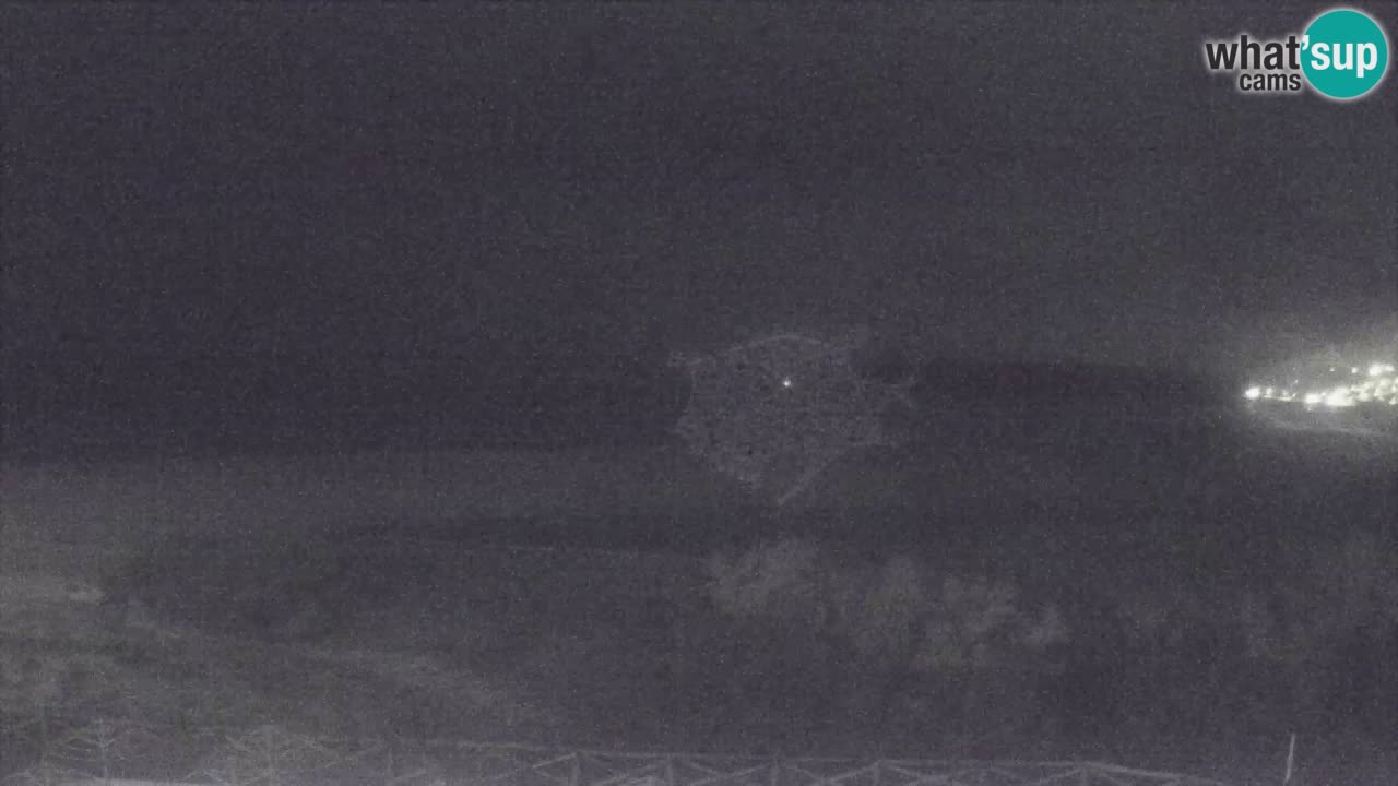Webcam Torre dei Corsari – Vista live sulla spiaggia da Punta Usai