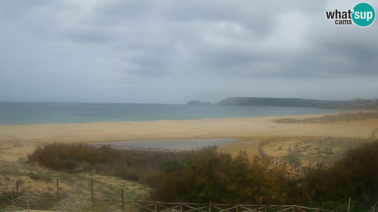 Webcam Torre dei Corsari – Vista live sulla spiaggia da Punta Usai