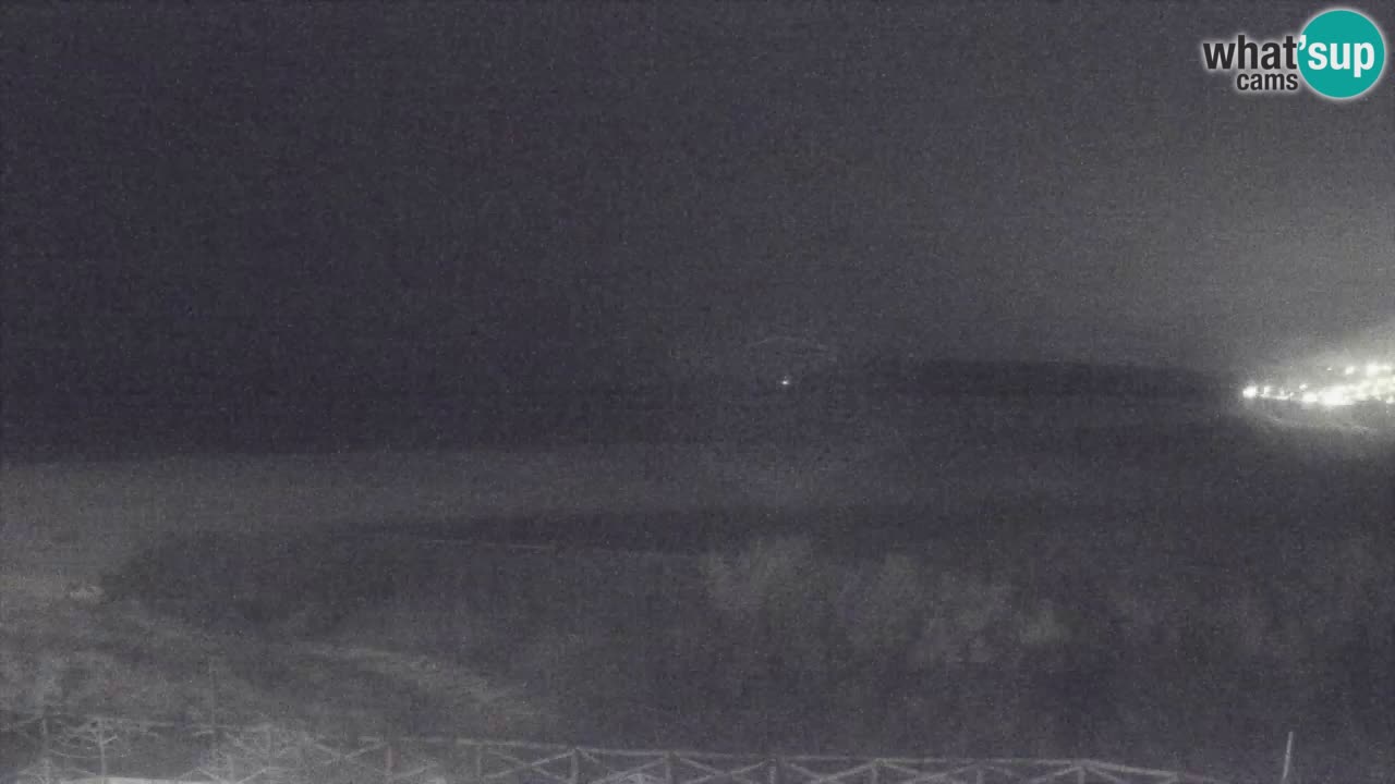 Webcam Torre dei Corsari – Vista live sulla spiaggia da Punta Usai