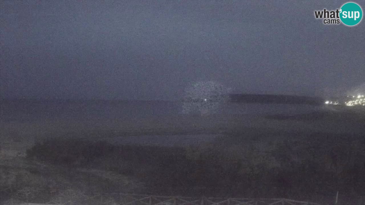 Cámara web Torre dei Corsari – Vista en directo de la playa desde Punta Usai