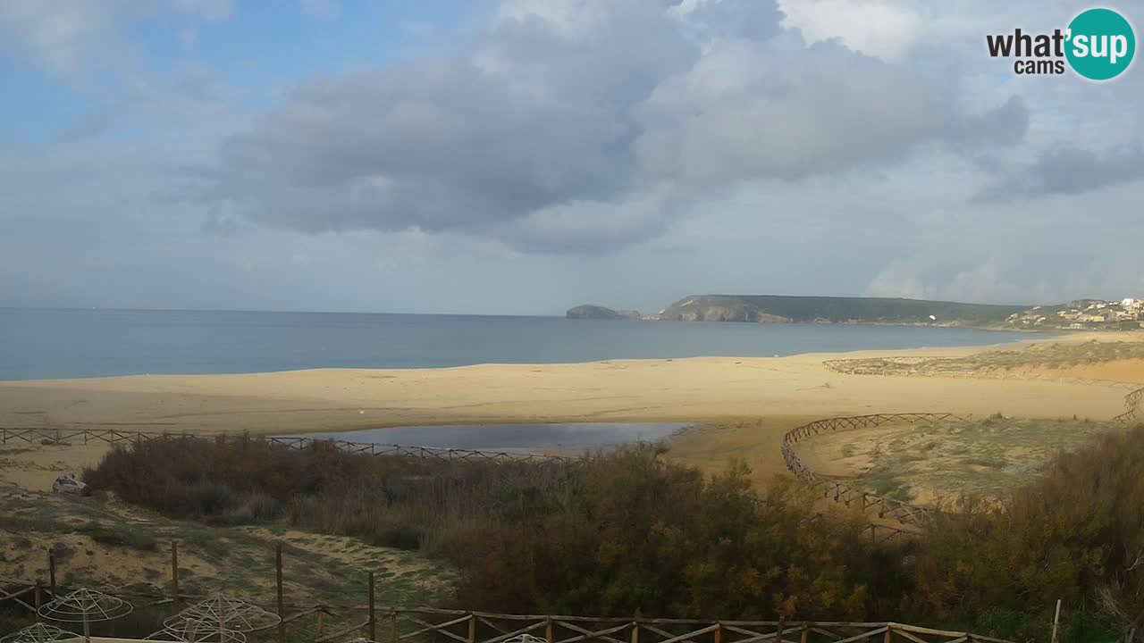 Cámara web Torre dei Corsari – Vista en directo de la playa desde Punta Usai