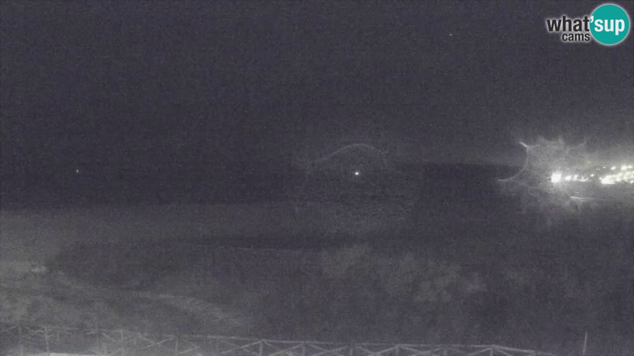 Webcam Torre dei Corsari – Vista live sulla spiaggia da Punta Usai