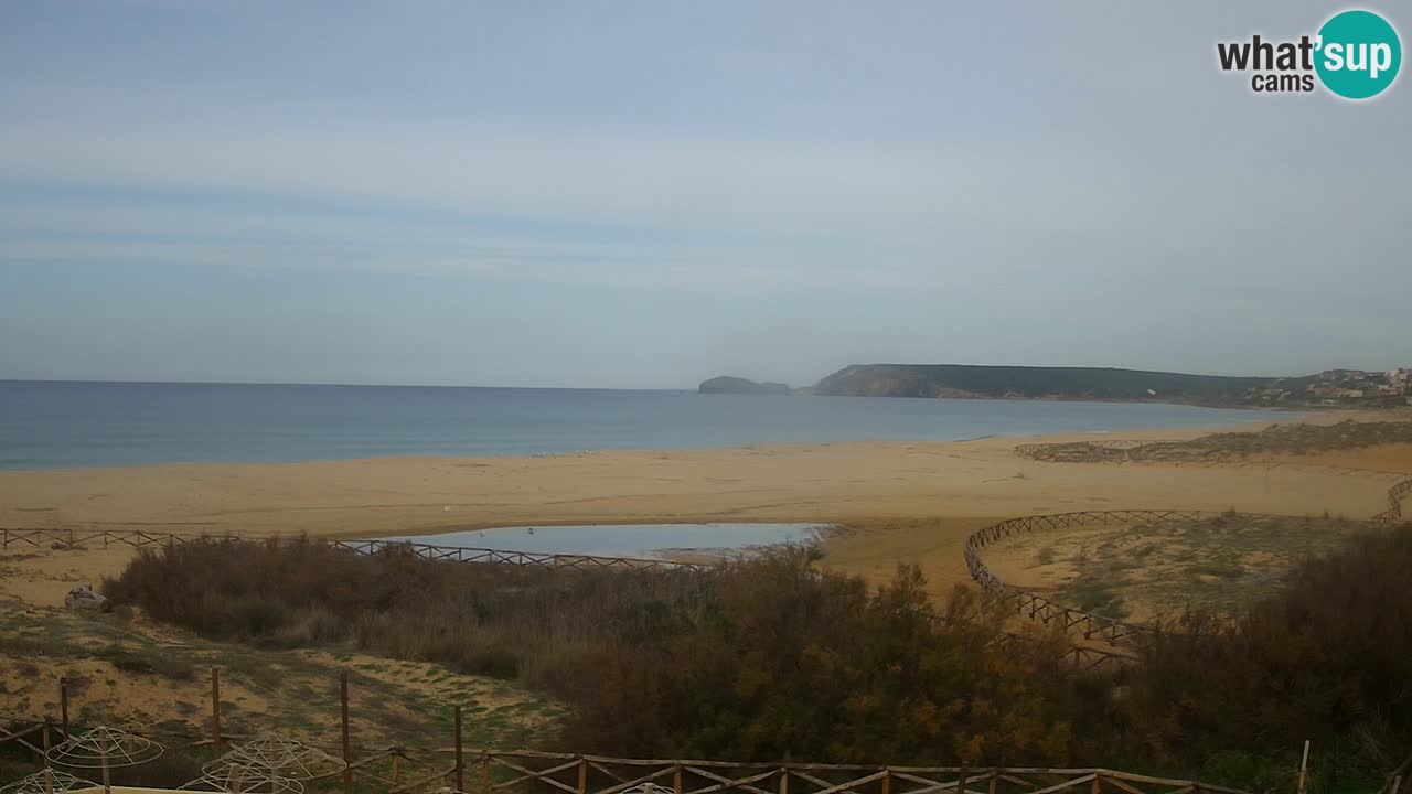 Cámara web Torre dei Corsari – Vista en directo de la playa desde Punta Usai