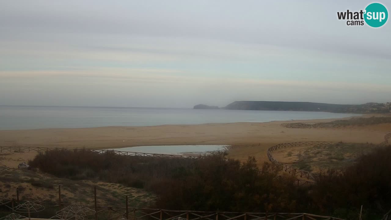 Cámara web Torre dei Corsari – Vista en directo de la playa desde Punta Usai