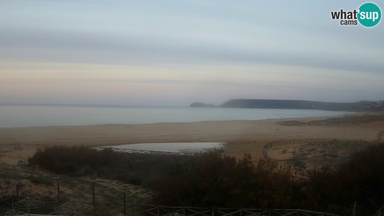 Cámara web Torre dei Corsari – Vista en directo de la playa desde Punta Usai