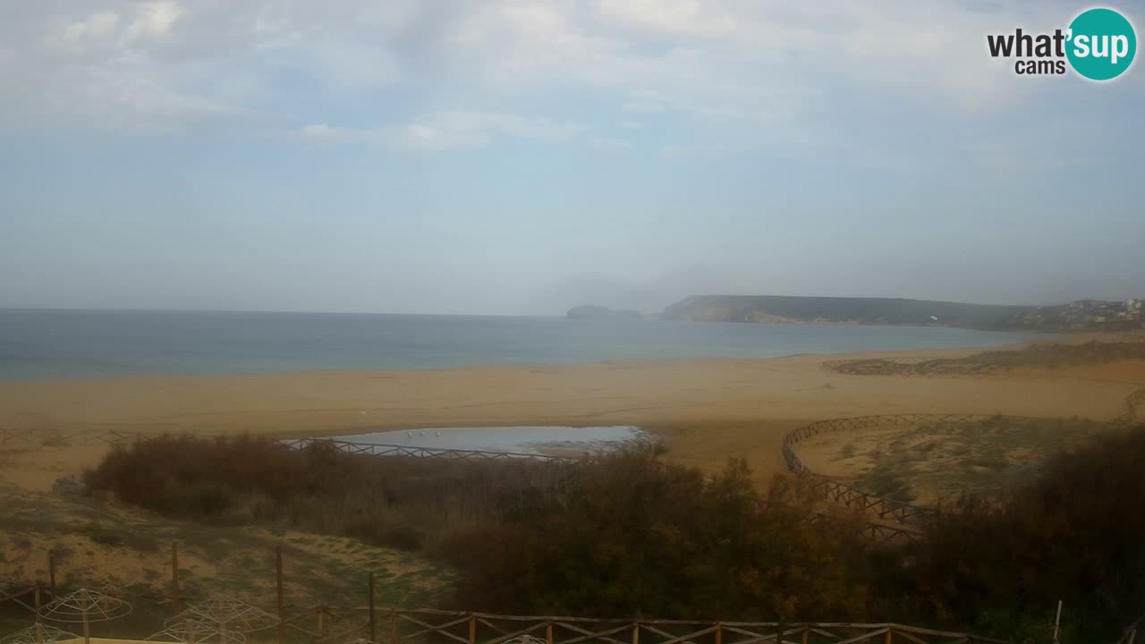 Cámara web Torre dei Corsari – Vista en directo de la playa desde Punta Usai