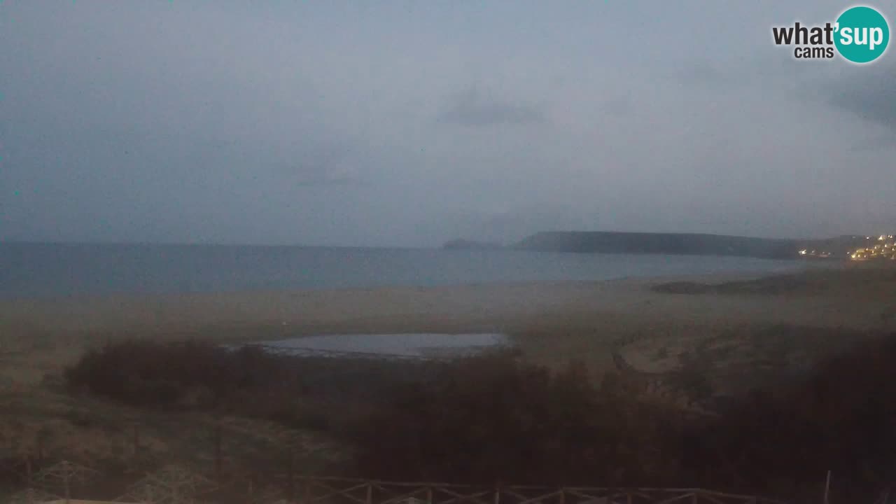 Cámara web Torre dei Corsari – Vista en directo de la playa desde Punta Usai