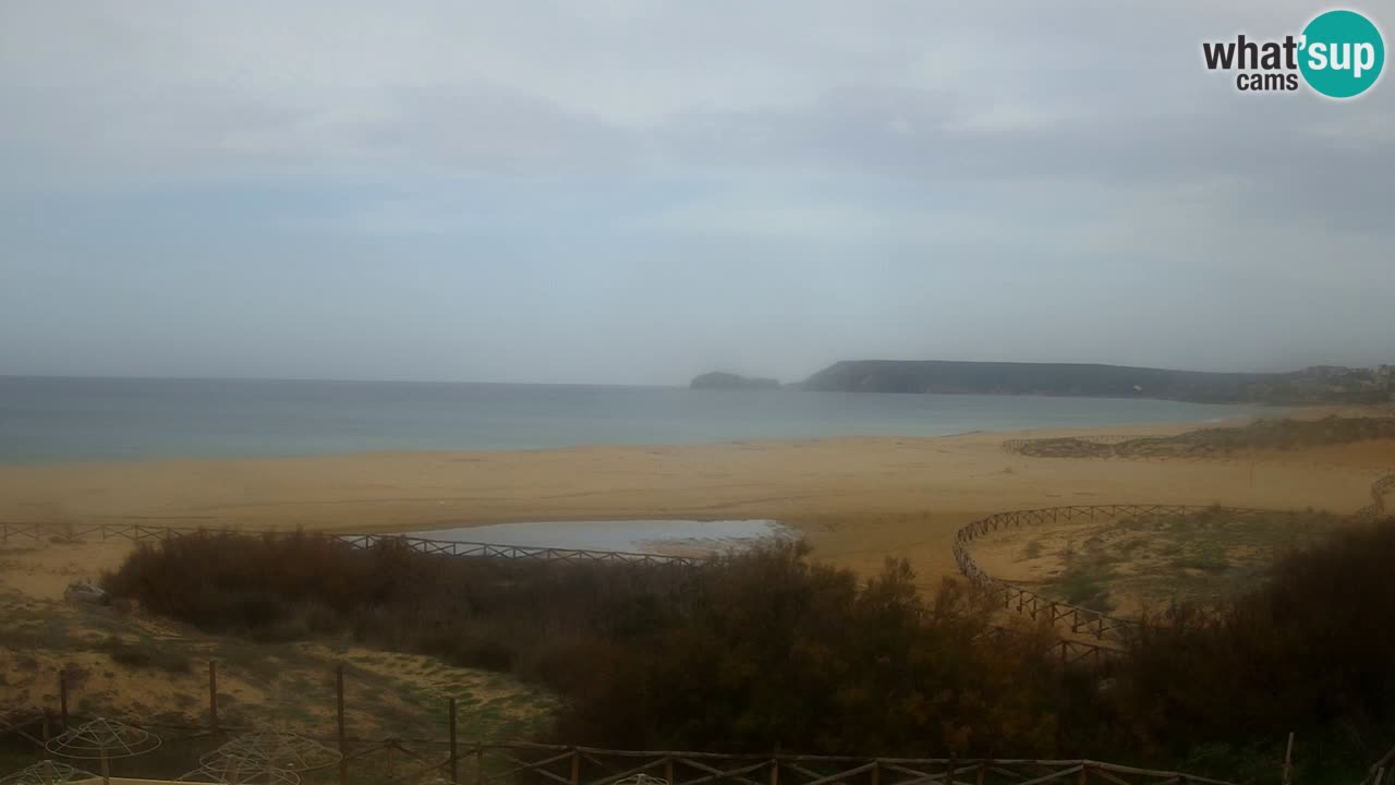 Cámara web Torre dei Corsari – Vista en directo de la playa desde Punta Usai