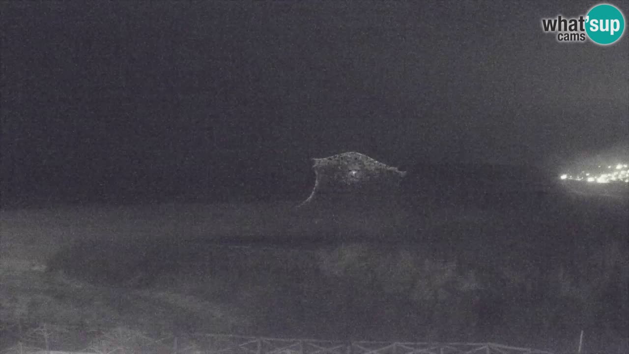 Webcam Torre dei Corsari – Vista live sulla spiaggia da Punta Usai